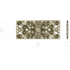 Baroque Floral Openwork Panel STL for CNC