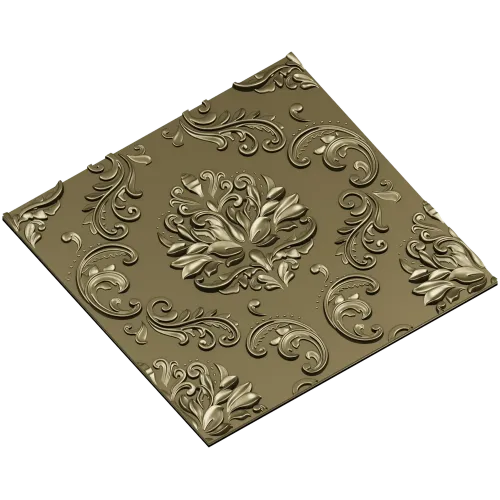 Барочный медальон - 3D модель STL для ЧПУ фрезера