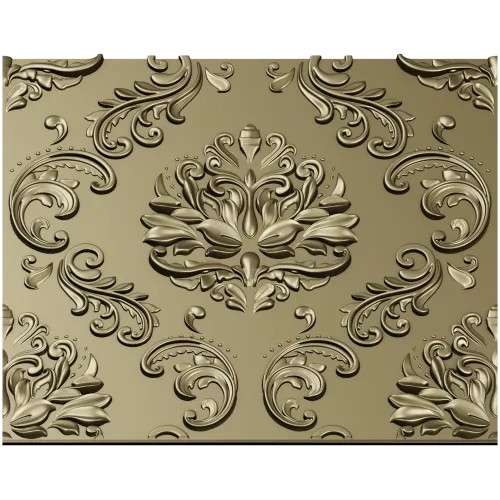 Барочный медальон - 3D модель STL для ЧПУ фрезера