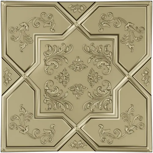 OctaFlora Panel - decorative STL 3D model for CNC