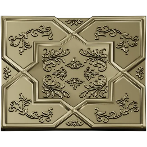 OctaFlora Panel - decorative STL 3D model for CNC