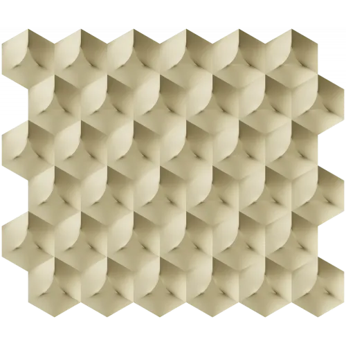 HexaBloom Relief - decorative STL 3D model for CNC routing