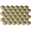 HexaBloom Relief - decorative STL 3D model for CNC routing
