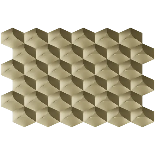 HexaBloom Relief - decorative STL 3D model for CNC routing