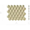 HexaBloom Relief - decorative STL 3D model for CNC routing