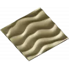 Wave relief decorative panel STL for CNC milling