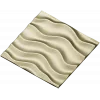Wave relief decorative panel STL for CNC milling