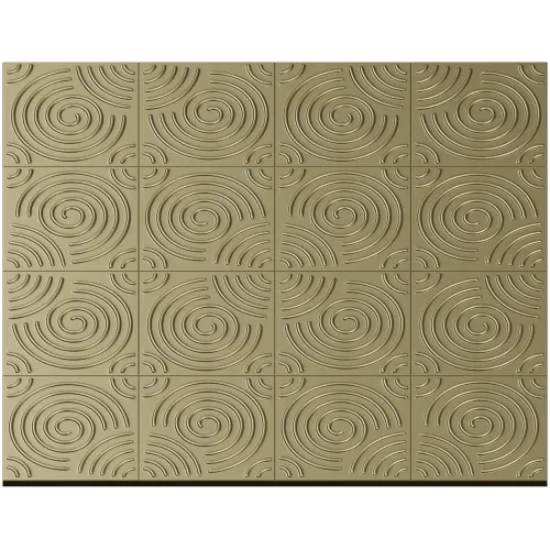 Спиральная мозаика - панель в формате STL для ЧПУ
