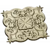 Florentine rosette decorative STL 3D model for CNC milling