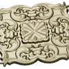 Florentine rosette decorative STL 3D model for CNC milling