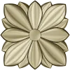 Petal Star Rosette - STL 3D model for CNC