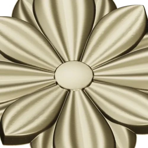 Petal Star Rosette - STL 3D model for CNC