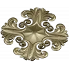 Acanthus Star Rosette STL for CNC