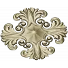 Acanthus Star Rosette STL for CNC