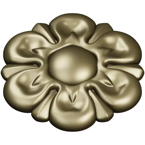 Декоративная розетка "Лотос" - 3D модель (STL) для ЧПУ