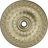 Helios Rosette - high-relief ceiling rosette STL for CNC