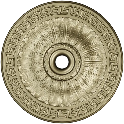 Helios Rosette - high-relief ceiling rosette STL for CNC