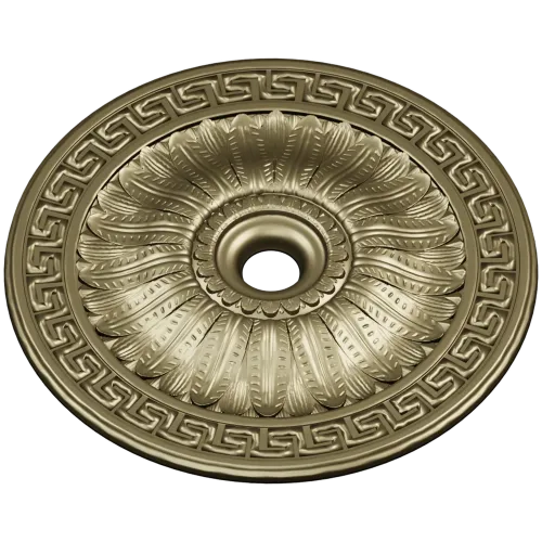 Helios Rosette - high-relief ceiling rosette STL for CNC