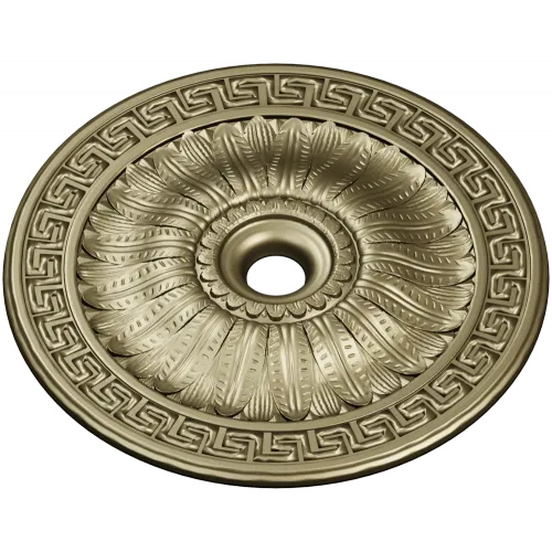 Helios Rosette - high-relief ceiling rosette STL for CNC