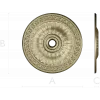 Helios Rosette - high-relief ceiling rosette STL for CNC