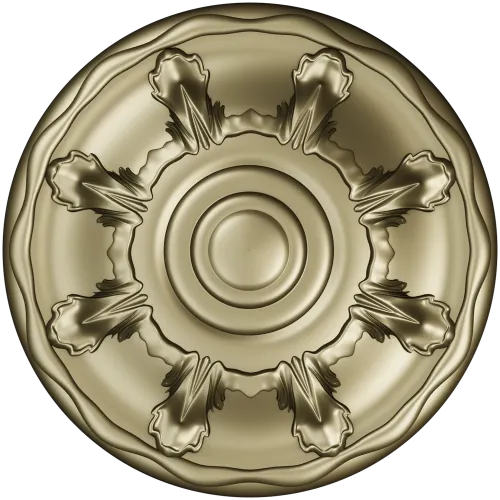 Auric Sun Rosette - STL 3D model for CNC carving