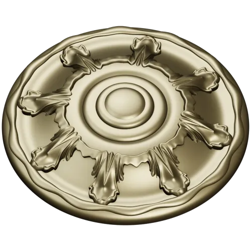 Auric Sun Rosette - STL 3D model for CNC carving