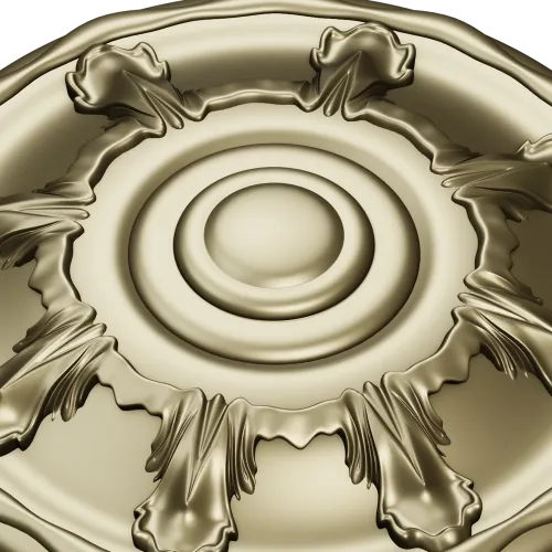Auric Sun Rosette - STL 3D model for CNC carving