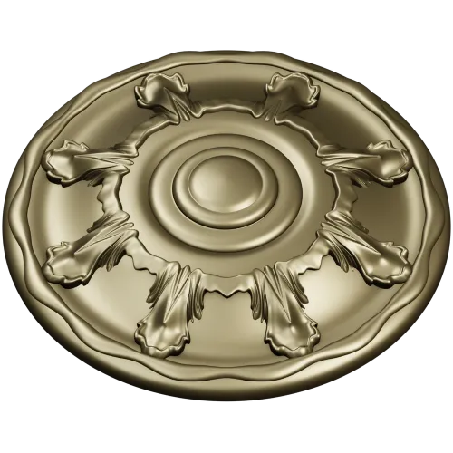 Auric Sun Rosette - STL 3D model for CNC carving