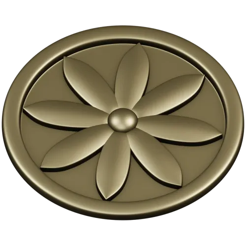 Aurelian Rosette - STL 3D model for CNC