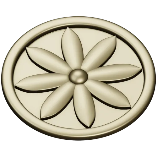 Aurelian Rosette - STL 3D model for CNC