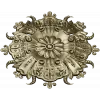 Ornate Floral Rosette STL for CNC Carving