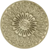 Ornate Sunburst Rosette - STL 3D Model for CNC