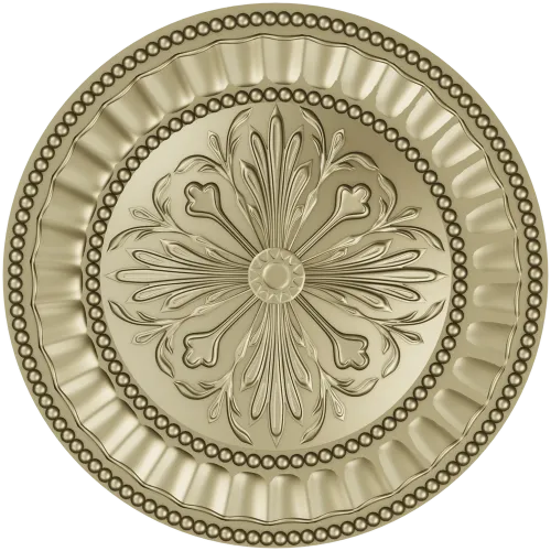 Regal Fleur Rosette - STL 3D model for CNC carving