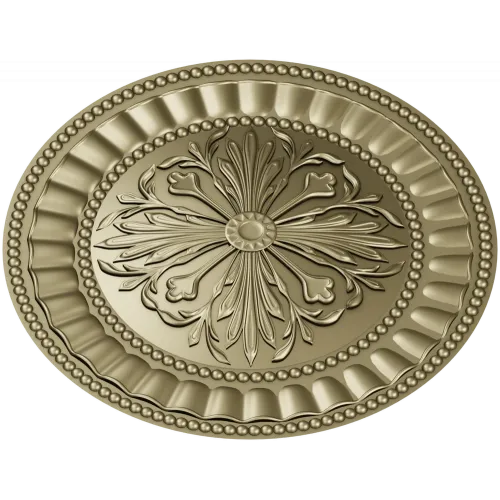 Regal Fleur Rosette - STL 3D model for CNC carving
