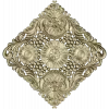 Diamond Baroque Rosette - STL 3D model for CNC routing