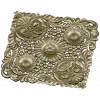 Diamond Baroque Rosette - STL 3D model for CNC routing
