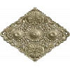 Diamond Baroque Rosette - STL 3D model for CNC routing