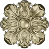 Florentine Acanthus Rosette STL for CNC carving