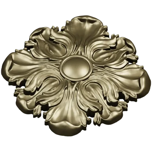 Florentine Acanthus Rosette STL for CNC carving