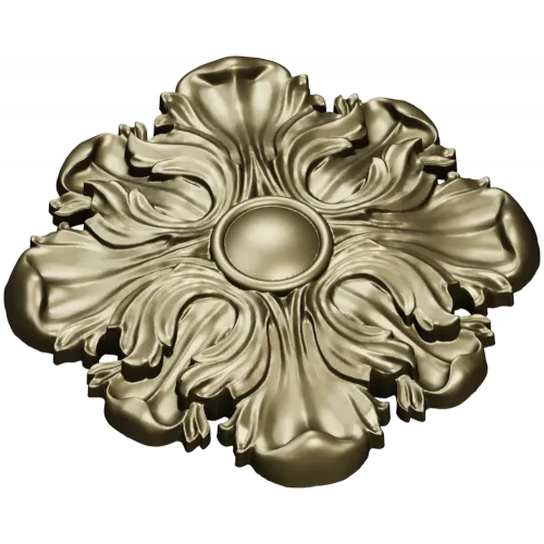 Florentine Acanthus Rosette STL for CNC carving