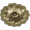 Floral Rosette STL for CNC - High Relief Decorative Medallion