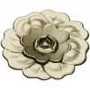 Floral Rosette STL for CNC - High Relief Decorative Medallion