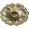 Floral Rosette STL for CNC - High Relief Decorative Medallion