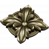 High-Relief Floral Rosette STL for CNC