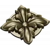 High-Relief Floral Rosette STL for CNC