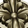 High-Relief Floral Rosette STL for CNC