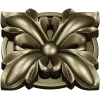High-Relief Floral Rosette STL for CNC