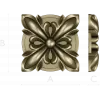 High-Relief Floral Rosette STL for CNC