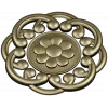 Daisy Knot Rosette - STL 3D model for CNC carving