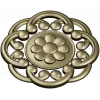 Daisy Knot Rosette - STL 3D model for CNC carving